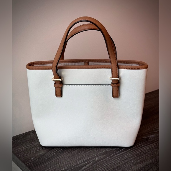 SOLD - Michael Kora XS Carry All Monstera Tote - Picture 2 of 3